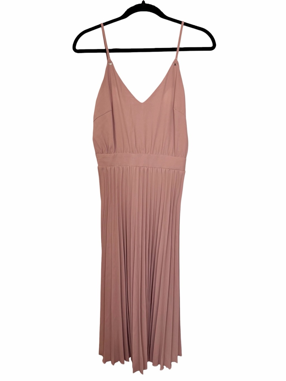 Rouge! Pleated A-Line Dress - Small